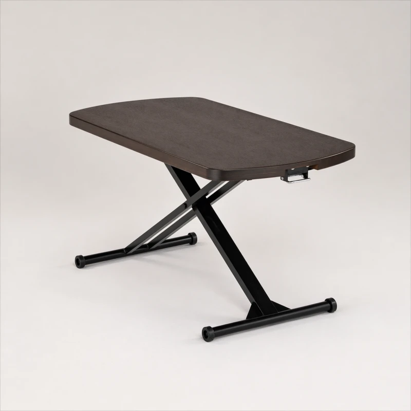 Cross-Leg Height-Adjustable Table